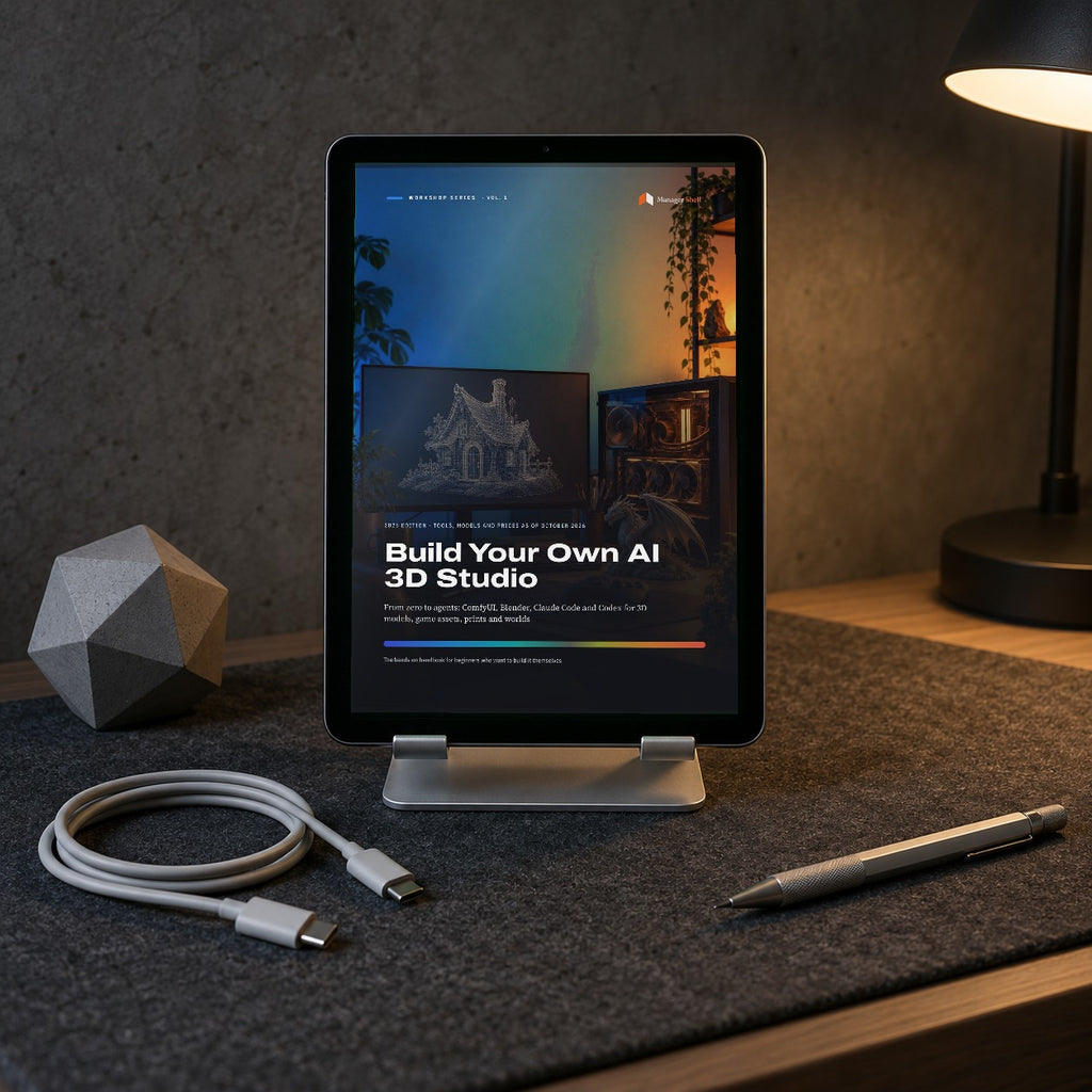 Build Your Own AI 3D Studio – English edition, PDF ebook